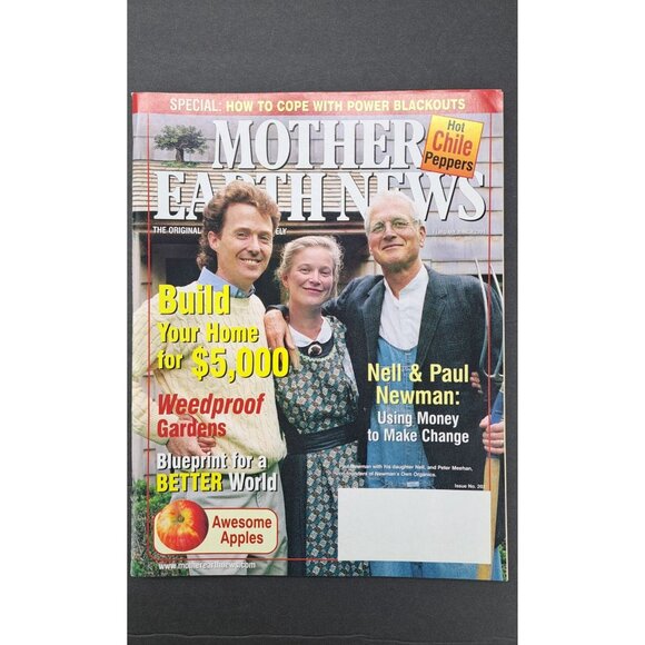 Vintage Mother Earth News Magazine Lot Of 4 2003 2004 2007 Paul Newman Solar - Picture 4 of 6